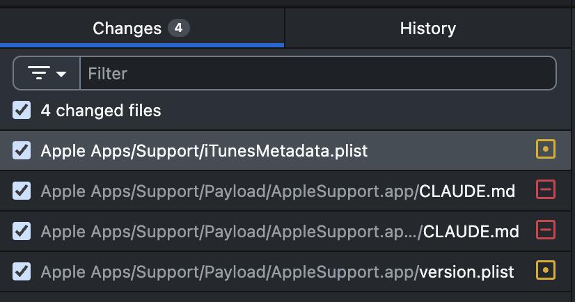 Ошибка Apple: как Claude.md попал в официальное приложение